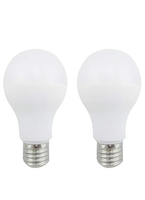 2 13W LED bulbs. Suitable for hallways, paths and chandeliers. Comfortable lighting for the eyes.