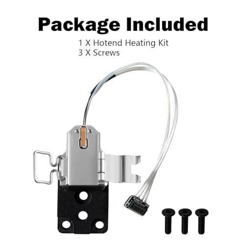 HzdaDeve Heating Assembly Kit for A1 Mini/A1 Hot End Heating Component with Heater Cartridge and Thermistor Temperature Sensor Heat-Insulating Base Clip for Bambu Lab 3D Printer Accessories - Image 2