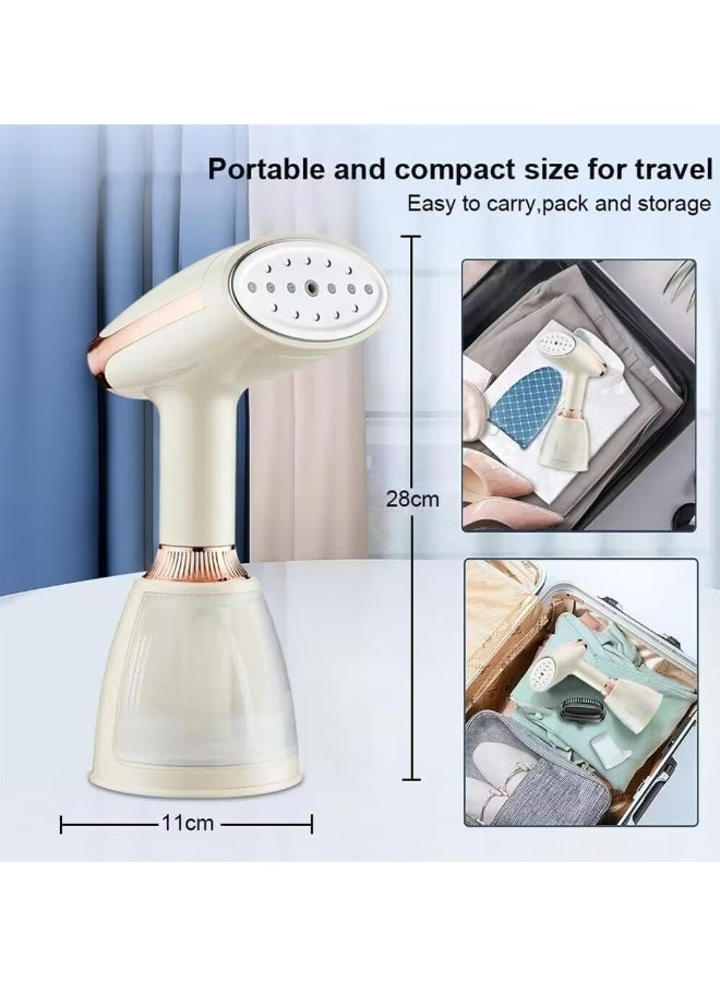 NIBEMINENT Handheld Steamer for Clothes,15s Fast Heat Up Handheld Steam Iron,1500W Powerful Steam Penetrating Steamer for Clothes,Portable Travel Clothing Steamer, for Removing Wrinkles from Fabric  - Image 4