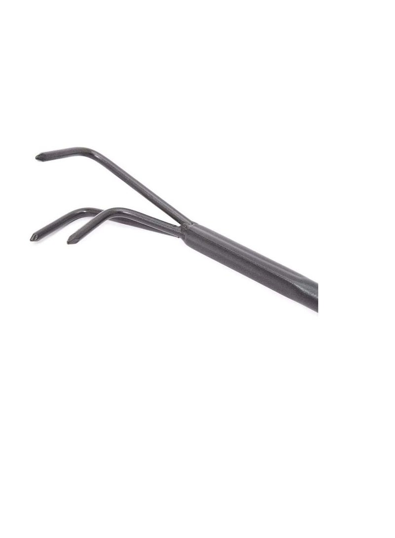 Robustline Mini Hand Garden Cultivator | Black | High Grade Iron | Best for Small Gardening Jobs - Image 2
