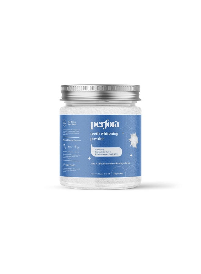 Perfora Teeth Whitening Powder 50g  & Lavender Rose Toothpaste 100g Combo | Active Freshness Cavity Prevention & Teeth Whitening | Enamel Safe & Effective | Whitener For Complete Oral Care & Superior Cleaning - Image 3
