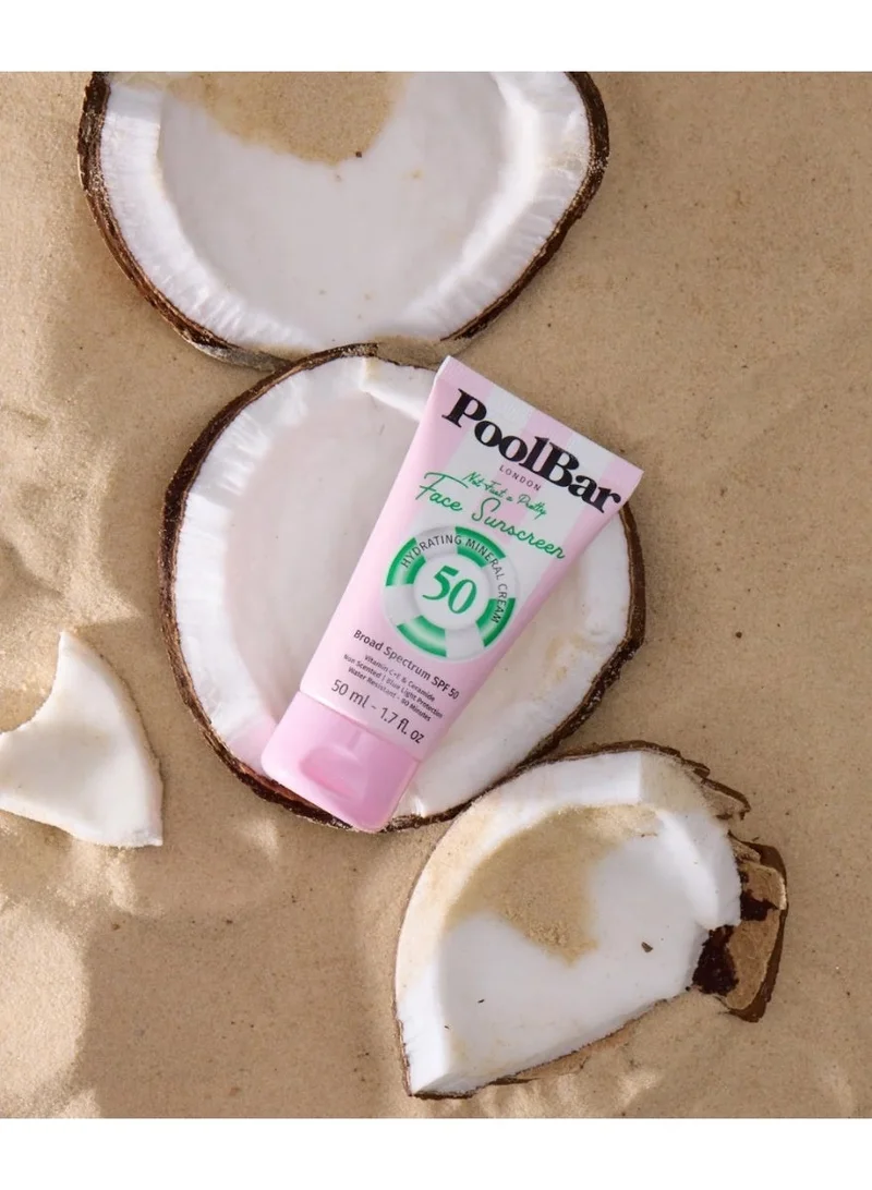 PoolBar London Not Just a Pretty Face Hydrating Mineral Face Sunscreen SPF50