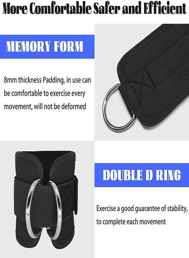 XYNO Ankle Resistance Bands with Adjustable Cuffs | Leg & Glute Training Bands for Kickbacks, Hip, Butt & Thigh Workouts | Resistance Straps for Home & Gym Fitness - Image 5