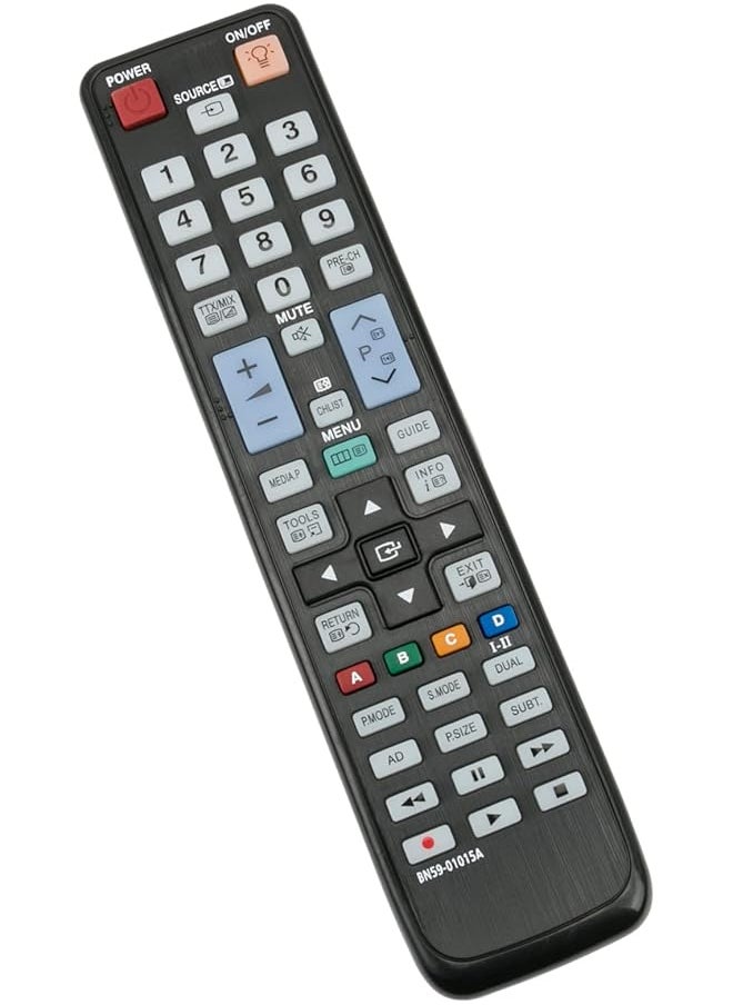 erorex - Bn59 01015A Replaced Remote Control Applicable For Samsung Tv Ua32C6200 Ua40C6200 Ua46C6200 Ua55C620 Ue32C5100 Ue46C5100 Ue37C5100Qw Ue46C5100Qw Ue40C5100Qw Ue32C5100Qw Ue40C5800Qk - Image 1