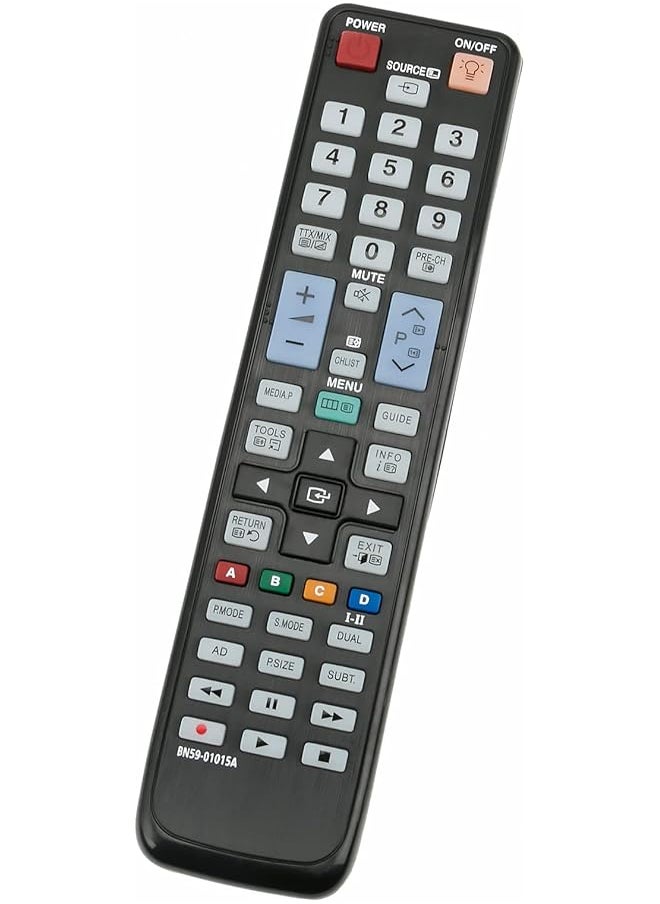 erorex - Bn59 01015A Replaced Remote Control Applicable For Samsung Tv Ua32C6200 Ua40C6200 Ua46C6200 Ua55C620 Ue32C5100 Ue46C5100 Ue37C5100Qw Ue46C5100Qw Ue40C5100Qw Ue32C5100Qw Ue40C5800Qk - Image 1