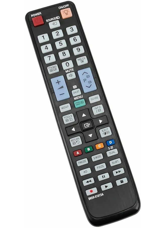 erorex - Bn59 01015A Replaced Remote Control Applicable For Samsung Tv Ua32C6200 Ua40C6200 Ua46C6200 Ua55C620 Ue32C5100 Ue46C5100 Ue37C5100Qw Ue46C5100Qw Ue40C5100Qw Ue32C5100Qw Ue40C5800Qk - Image 1