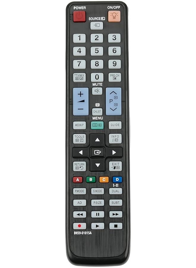 erorex - Bn59 01015A Replaced Remote Control Applicable For Samsung Tv Ua32C6200 Ua40C6200 Ua46C6200 Ua55C620 Ue32C5100 Ue46C5100 Ue37C5100Qw Ue46C5100Qw Ue40C5100Qw Ue32C5100Qw Ue40C5800Qk - Image 1