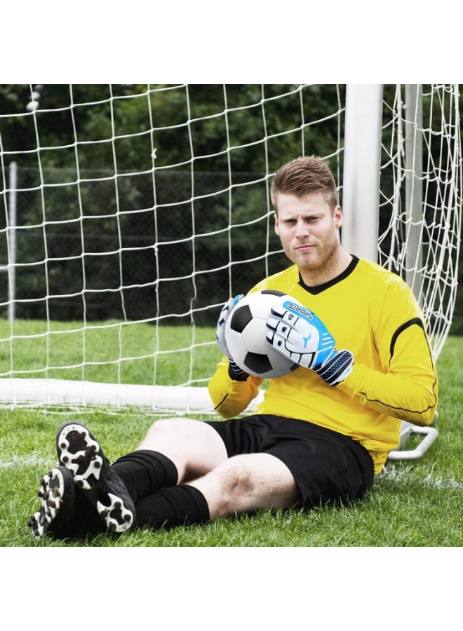 QSHOP QSHOP®Ultimate Premium Youth Goalkeeper Gloves, Soccer Goalie Gloves with Strong Palm Grip for Toughest Attacks and Savings with Double Wrist and Spine Protection for Fingers - Image 5