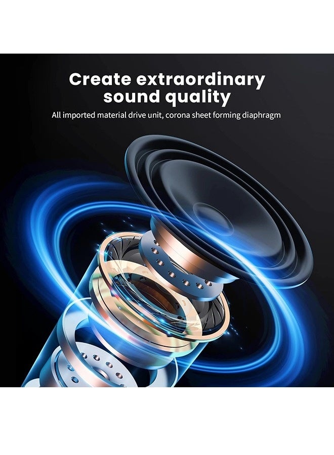 Wireless On Ear Bluetooth Headphones,Foldable Bluetooth Wireless Headset Over Ear with Noise Cancelling Microphone - Image 5