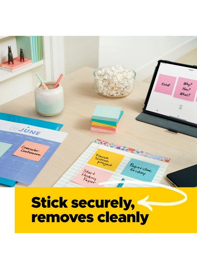 Post-it Mini Notes 1 3/8 X 1 7/8 In 24 Pads Canary Yellow Clean Removal Recyclable - Image 3