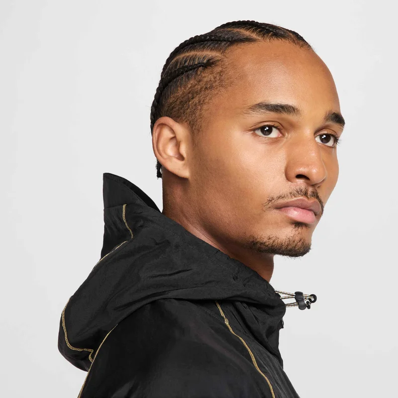 Nike Black Men's Strike+ Hooded Football Jacket for Men | Best Price UAE