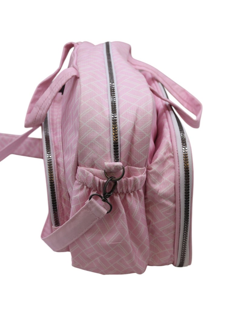 Gharibo Bags Luxury and elegant multi-functional mother bag can be converted to a baby bed - Rectangles - Image 3