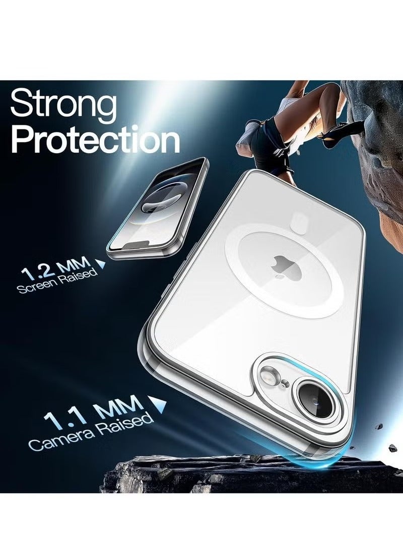 JAJEEK iPhone 16e 6.1-Inch Case Cover | Compatible with Wireless Charging | Shockproof Anti-Scratch Clear Back Cover for iPhone 16e 6.1-Inch | Slim & Durable Protection for Your Phone - Image 5