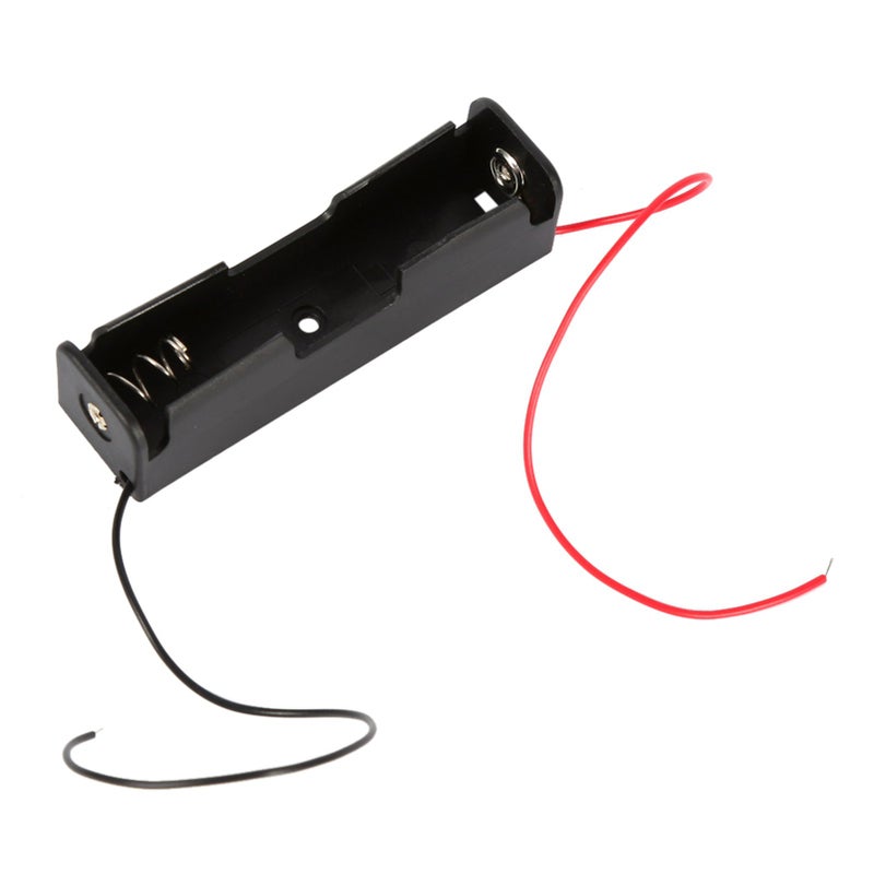 5pcs Plastic Battery Holder Storage Box Case for 1x 18650 Battery With Wire Leads - Image 3