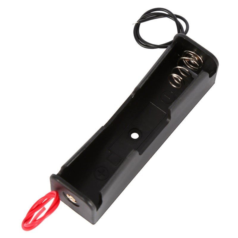 5pcs Plastic Battery Holder Storage Box Case for 1x 18650 Battery With Wire Leads - Image 4