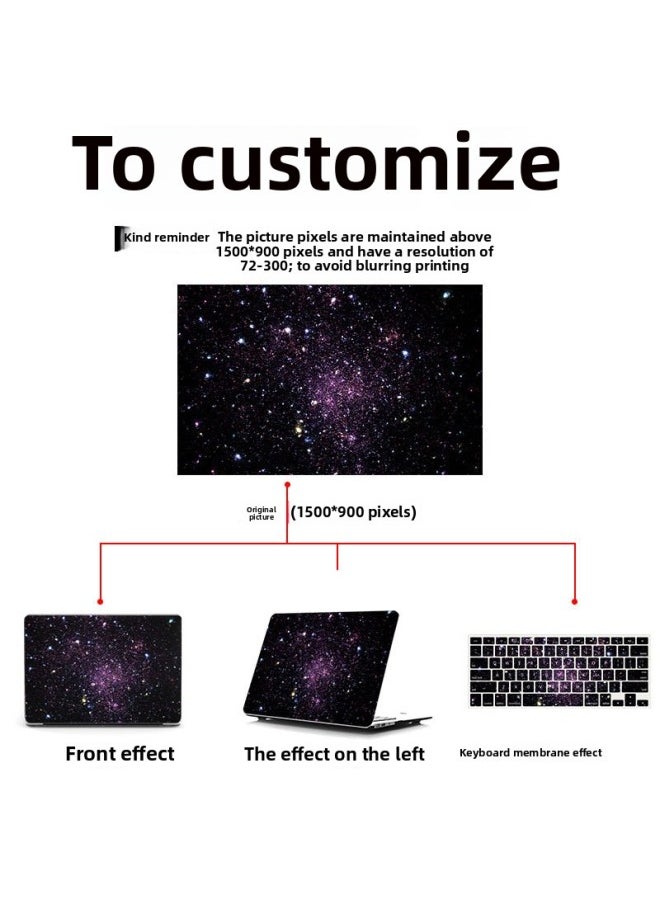Generic - For Apple Laptop Protective Case Macbookair Pro13 Painted Printing Direct Sales-Color:RS-660-Applicable Model:M3 2024 Air13(A2681/A3113) - Image 1
