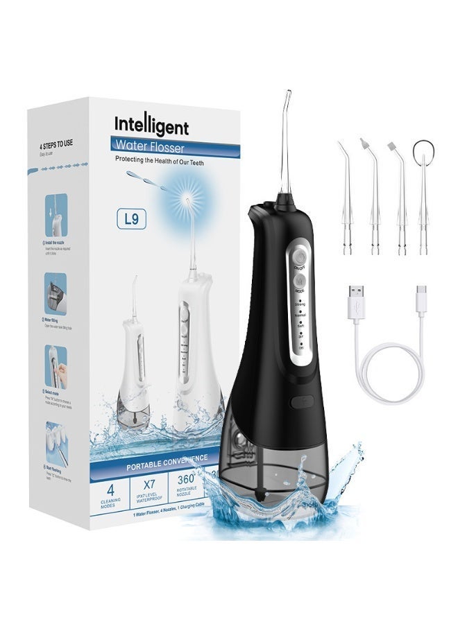 COSLUS Water Dental Flosser Teeth Pick: Portable Cordless Oral Irrigator 300ML Rechargeable Travel Irrigation Cleaner IPX7 Waterproof Electric Waterflosser Traveling Flossing Machine for Teeth Cleaning - Image 1