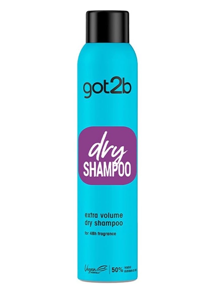 Got2b dry SHAMPOO extra volume dry shampoo for 48h fragrance 200 ml - Image 1