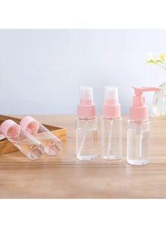 11Pcs Travel Bottles Kit, TSA Approved Leak Proof Portable Toiletry Containers Set, Clear PET Flight Size Cosmetic Containers for Lotion, Shampoo, Cream, Soap (Pink) - pzsku/Z2DA808ABC33A3CD50683Z/45/_/1740380887/2dc605cc-76cd-4f28-b23a-ffcdf9de5e71