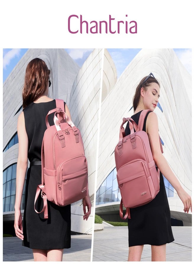 Chantria Casual Backpack For Women 14L Laptop Backpack with Multiple Compartment For Office Convertible Hand Bag Fashion and Lightweight For Daily Use (Nostalgia Rose) - Image 2