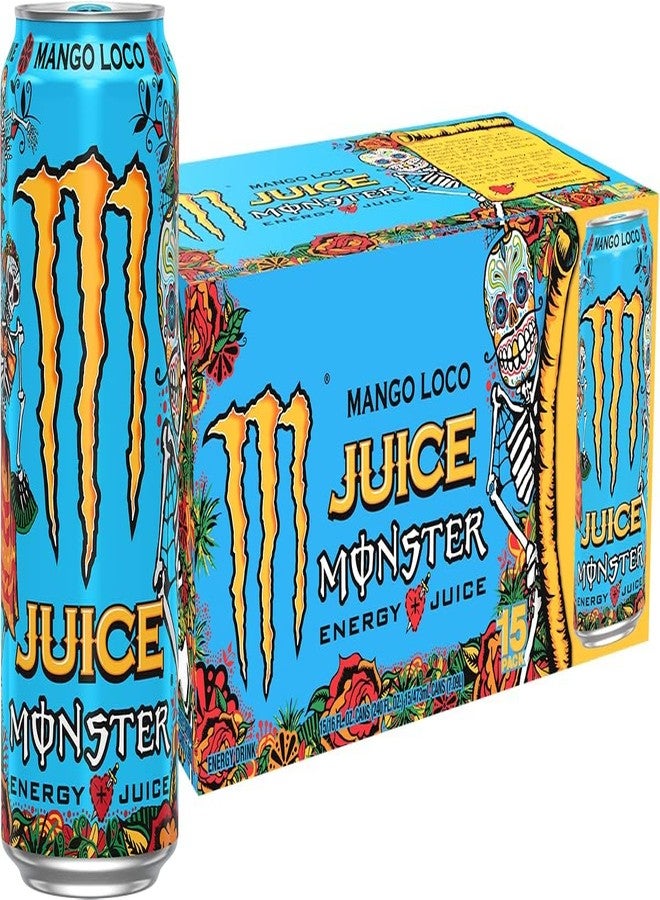 Monster DECADENT Monster Energy Juice Mango Loco, Energy Drink, Each 500, X Pack of 2 (Product Of USA) - Image 4