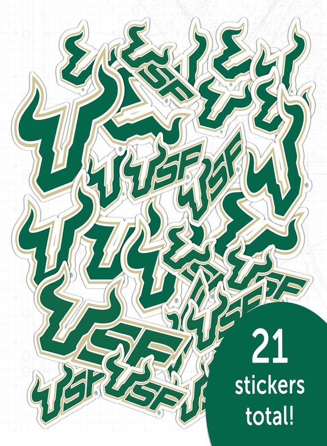 Desert Cactus University of South Florida Sticker USF Bulls Sticker Vinyl Decals Laptop Water Bottle Car Scrapbook Sheet T1 (Type 1-1) - Image 5