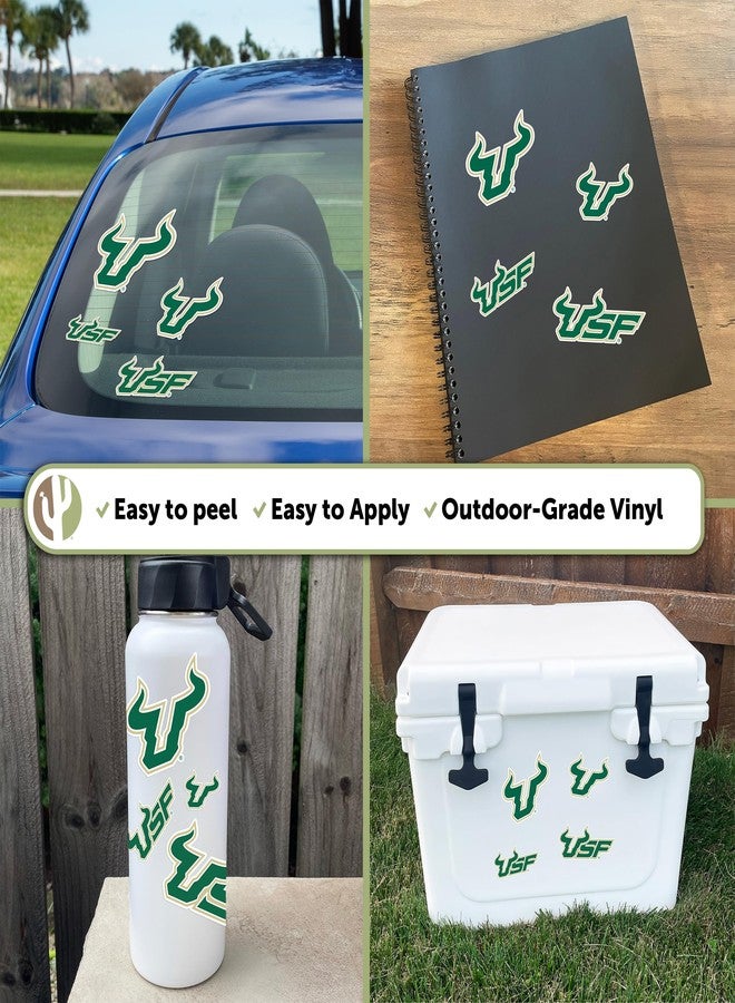 Desert Cactus University of South Florida Sticker USF Bulls Sticker Vinyl Decals Laptop Water Bottle Car Scrapbook Sheet T1 (Type 1-1) - Image 2