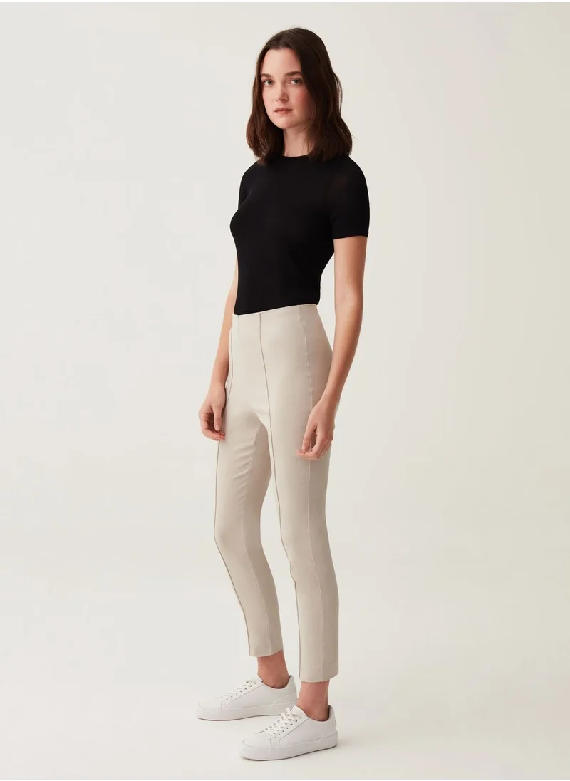 Ovs OVS Cropped Stretch Leggings