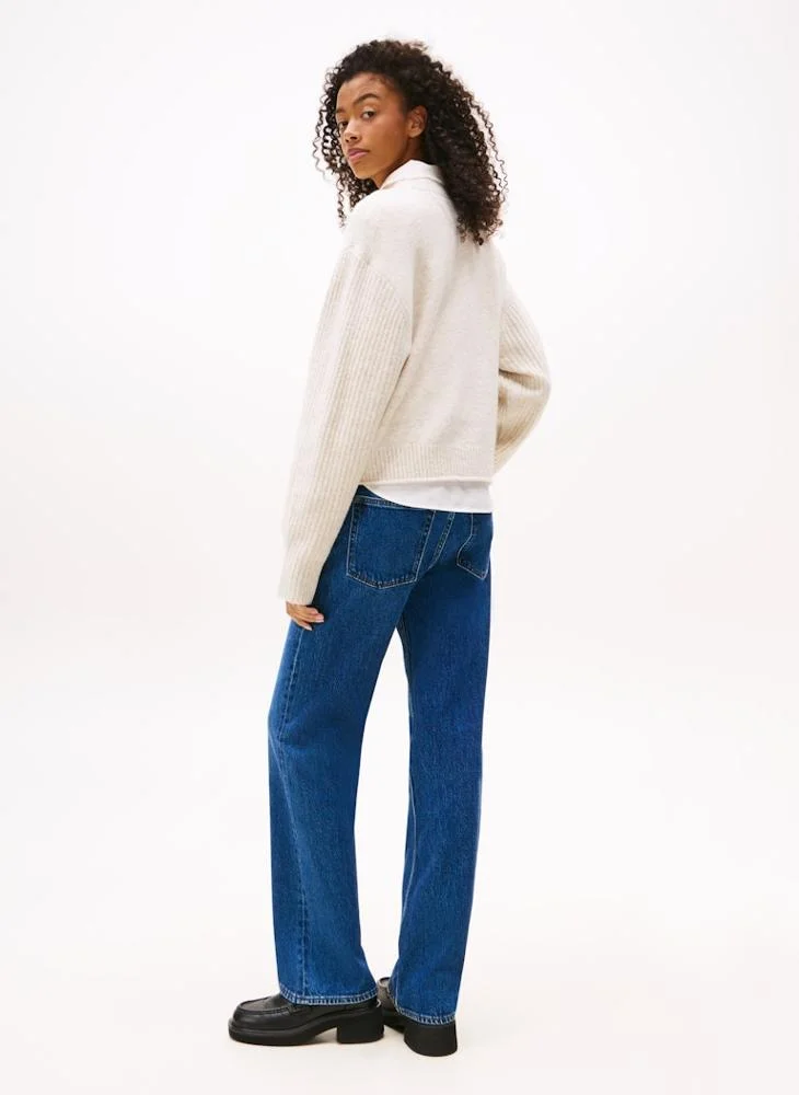 تومي جينز Logo Crew Neck Sweater