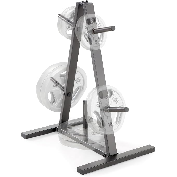 Marcy STANDARD WEIGHT PLATE TREE FOR 1-INCH PLATES FOR HOME GYM, 300 LB. MAX. CAPACITY PT-5733 - Image 1