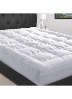 Ultimate Luxury Mattress Topper Cotton White 200x200 cm  - Image 1