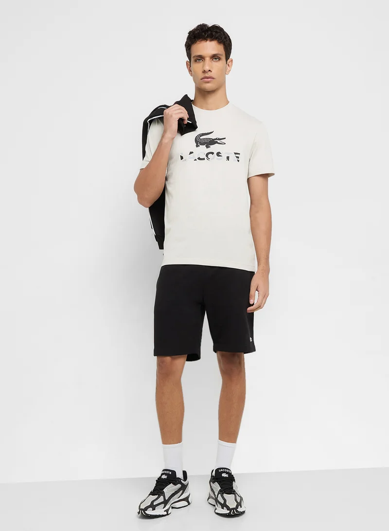 LACOSTE Logo Crew Neck T Shirt