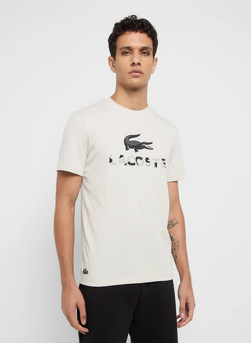 LACOSTE Logo Crew Neck T Shirt