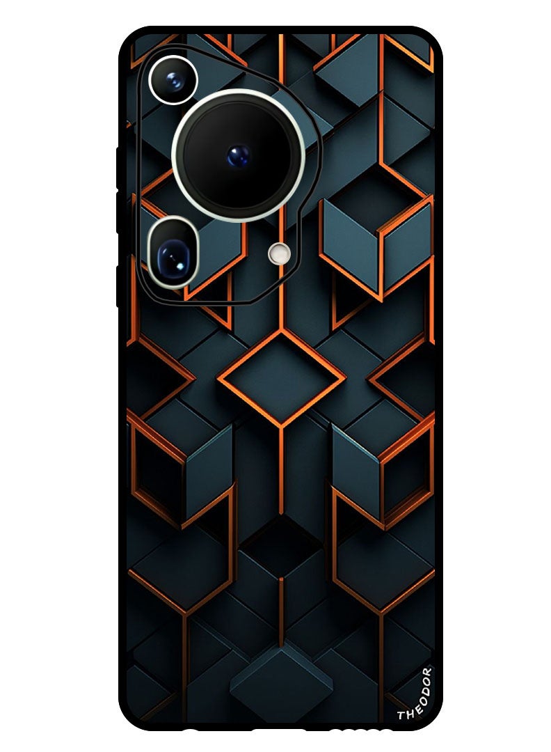 Theodor Protective Case Anti Scratch Shock Proof Bumper Cover For Huawei Pura 70 Ultra Abstract 3 - Image 1