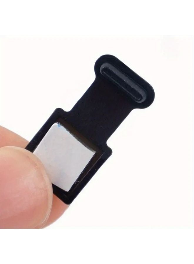 2pcs IOS Clear Anti Lost And Dustproof Plugs For Apple Android Charging Port - Image 5