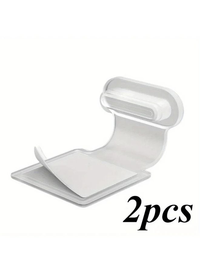 2pcs IOS Clear Anti Lost And Dustproof Plugs For Apple Android Charging Port - Image 1