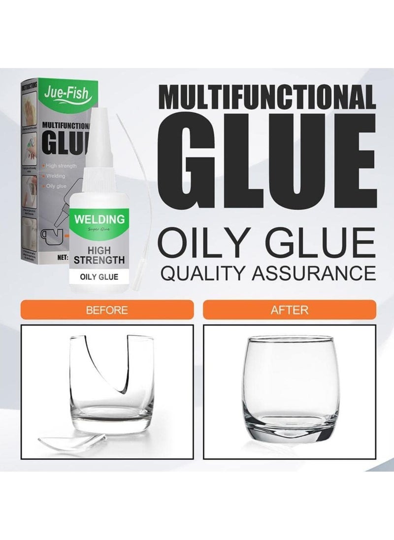 JUE-FISH High Strength Multifunctional Glue, Universal Super Glue With Instant Bonding 30g  - Image 4