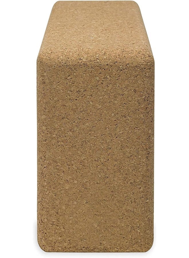 WOD Armour Cork Yoga Block Premium High Density Non-Slip Exercise Yoga Bricks, Lightweight, Odor-Resistant and Moisture-Proof, Perfect Yoga Equipment for Women & Men (Brown) - Image 3