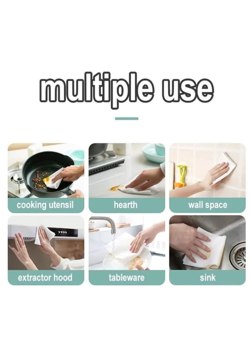 MissTiara 80pcs X 4 pack Extra Large Kitchen Powerful cleaning Wet wipes to remove oil and stain Convenience and Hygienic A good helper for household cleaning  - Image 5