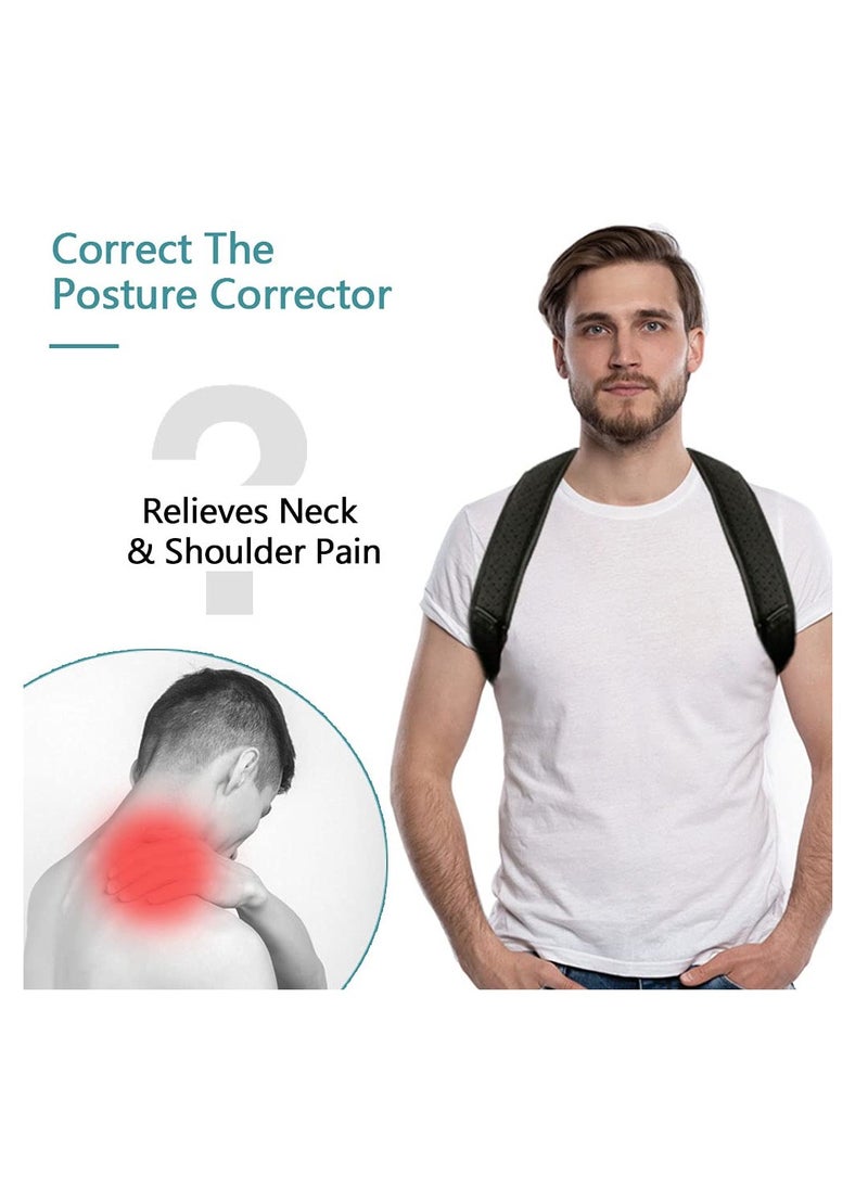 Generic - Posture Corrector with Adjustable Back Strap for Men and Women, Shoulder, Neck and Clavicle Support - Image 1
