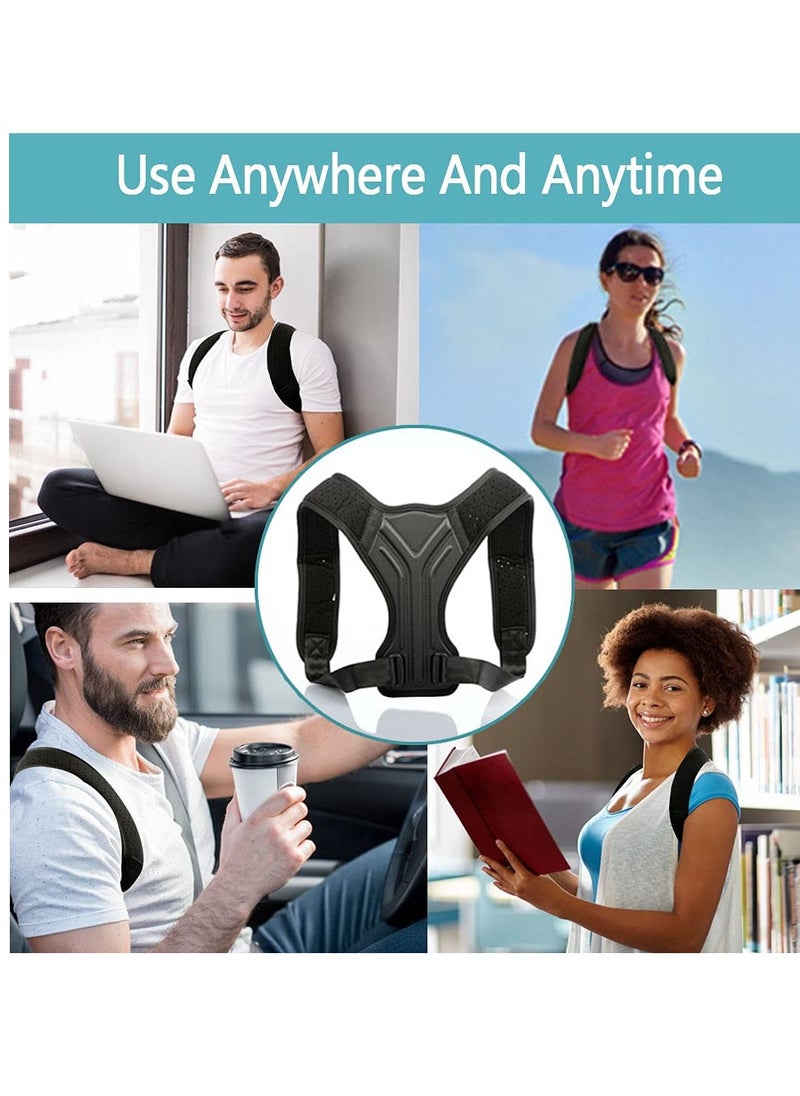 Generic - Posture Corrector with Adjustable Back Strap for Men and Women, Shoulder, Neck and Clavicle Support - Image 1