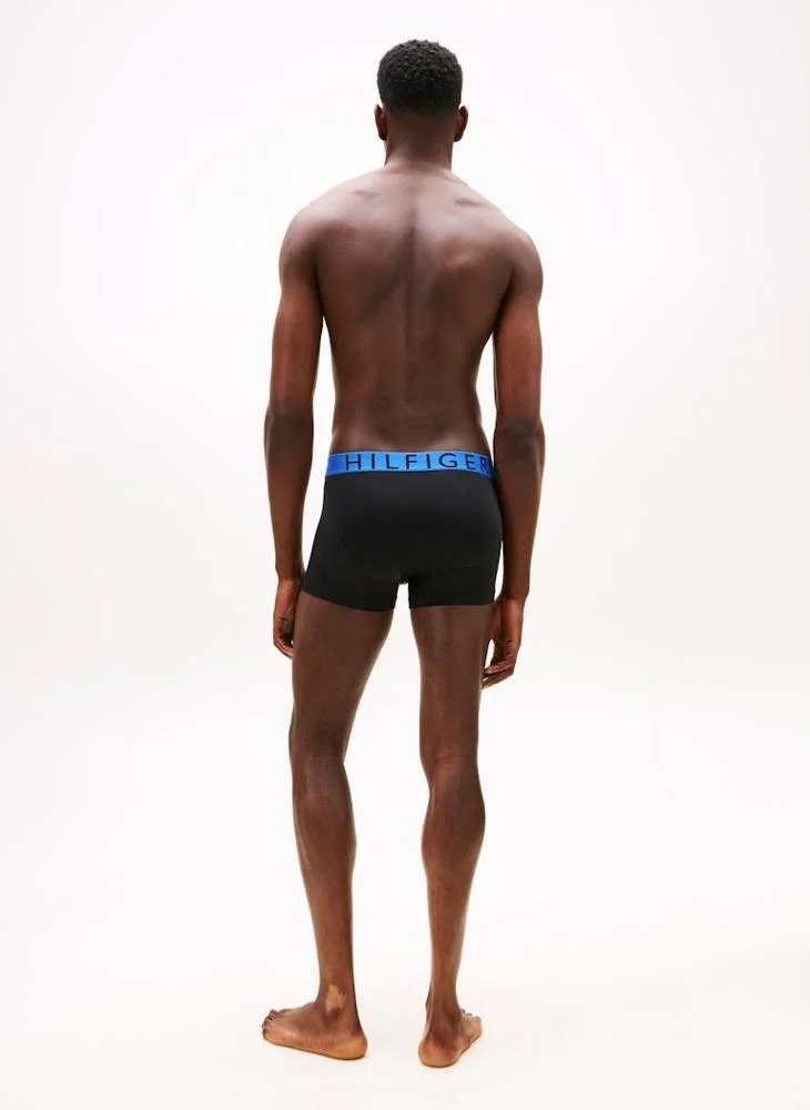 TOMMY HILFIGER 3-Pack Microfibre Logo Waistband Trunks