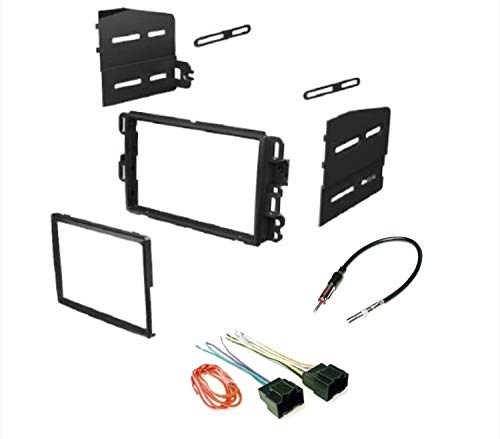 ASC Audio ASC Car Stereo Dash Kit, Wire Harness, and Antenna Adapter Combo to Add a Double Din Radio Made for some Chevrolet GMC Buick - Important Compatibility Info Listed below - Image 2