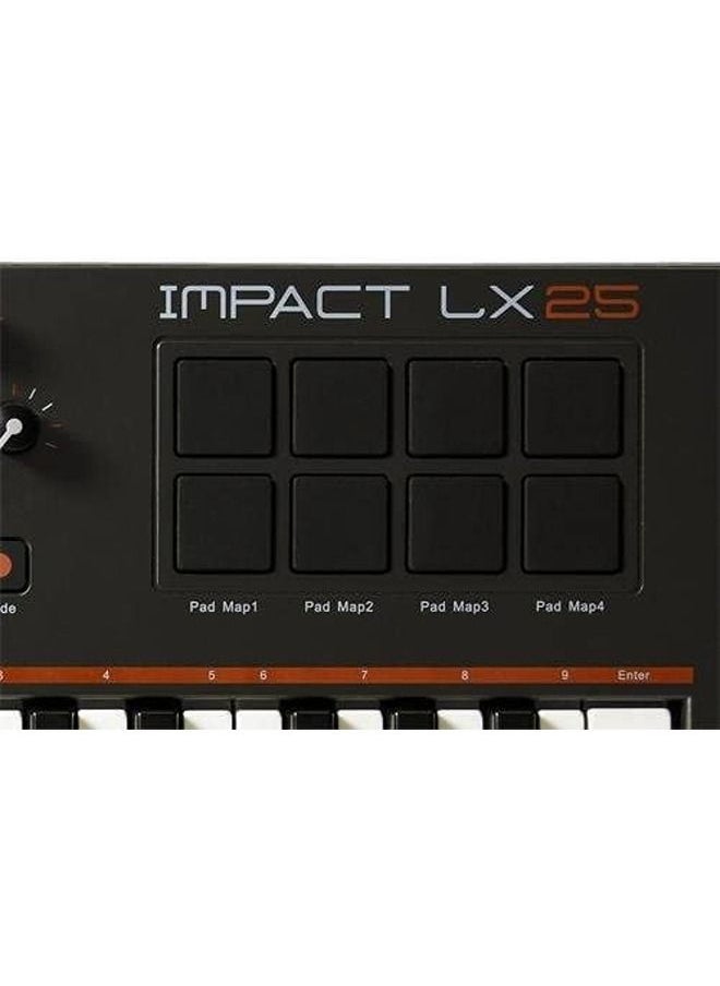 Nektar Impact LX25 MIDI Keyboard - Black
