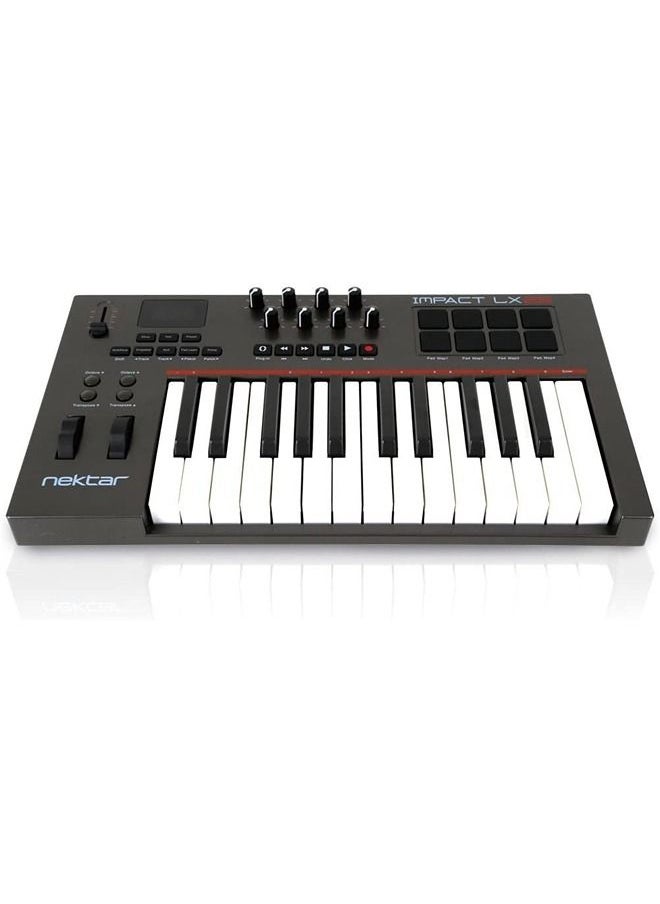 Nektar Impact LX25 MIDI Keyboard - Black