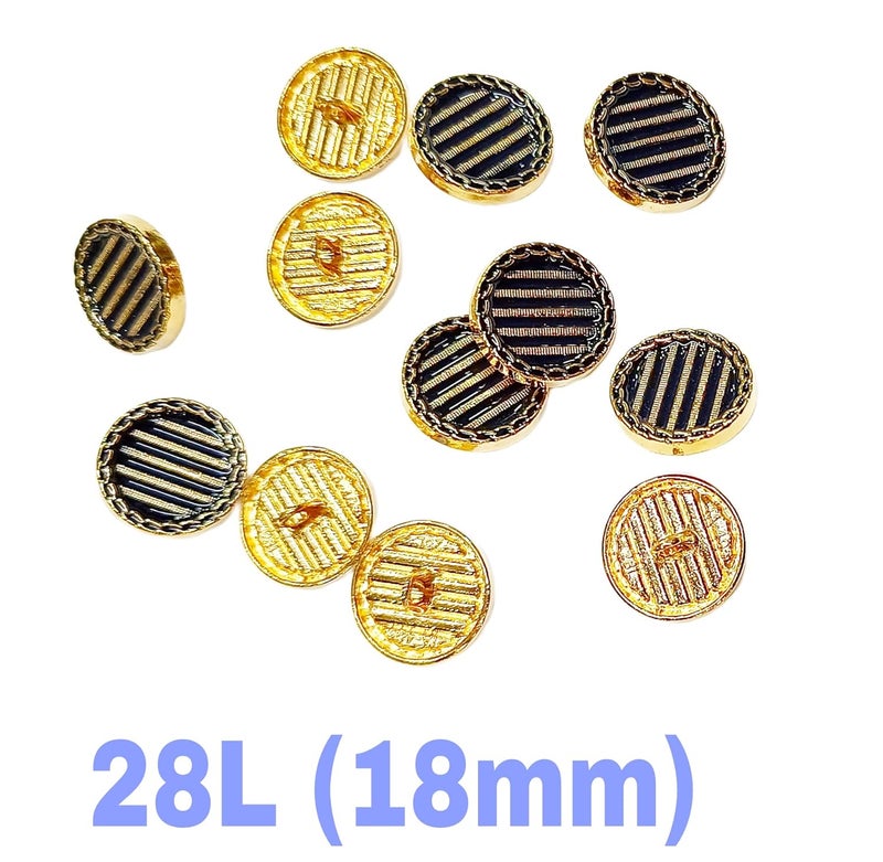 Pinkart Gem For a Gem Lining Design Rose Gold Brass Metal Buttons Designer Buttons for Coats Shirts Blazers Size178MM - Image 2