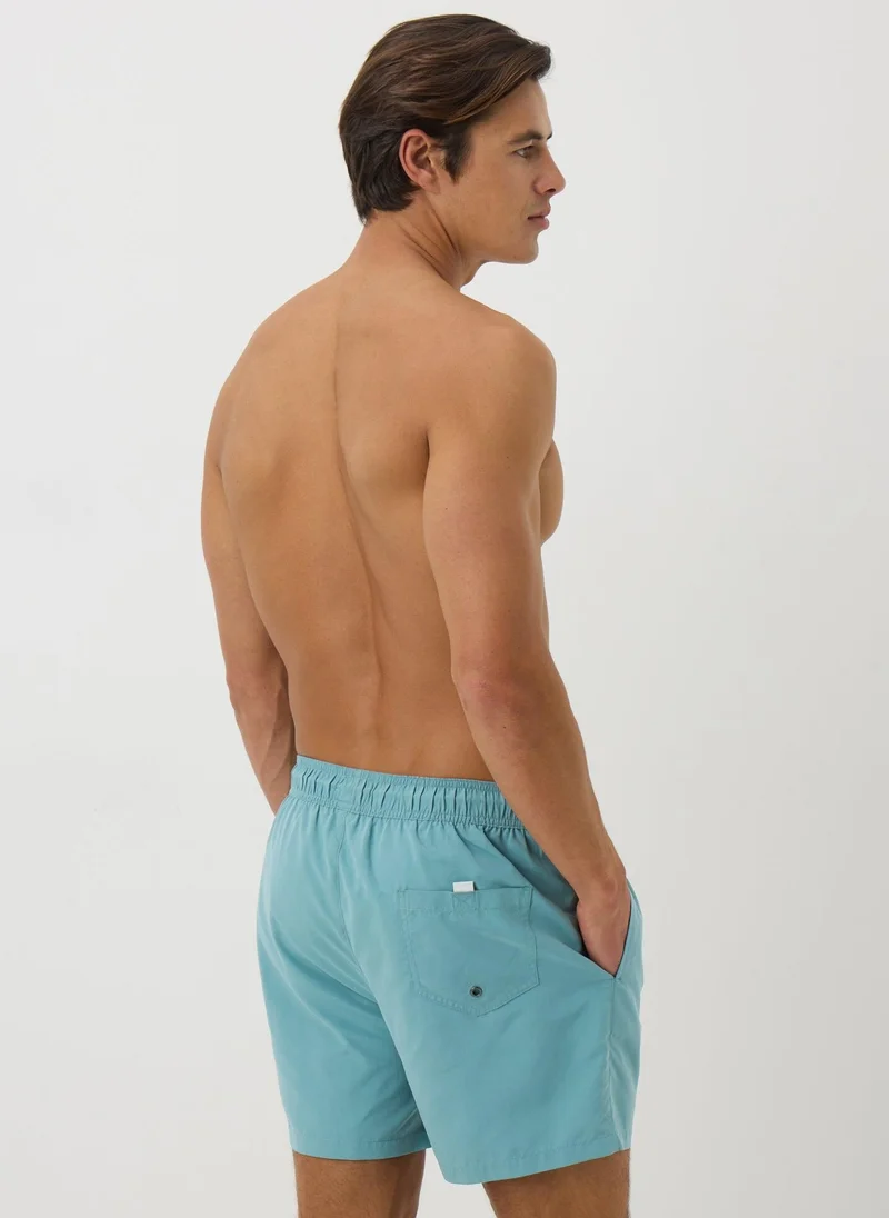 Matalan Teal Embroidered Swim Shorts