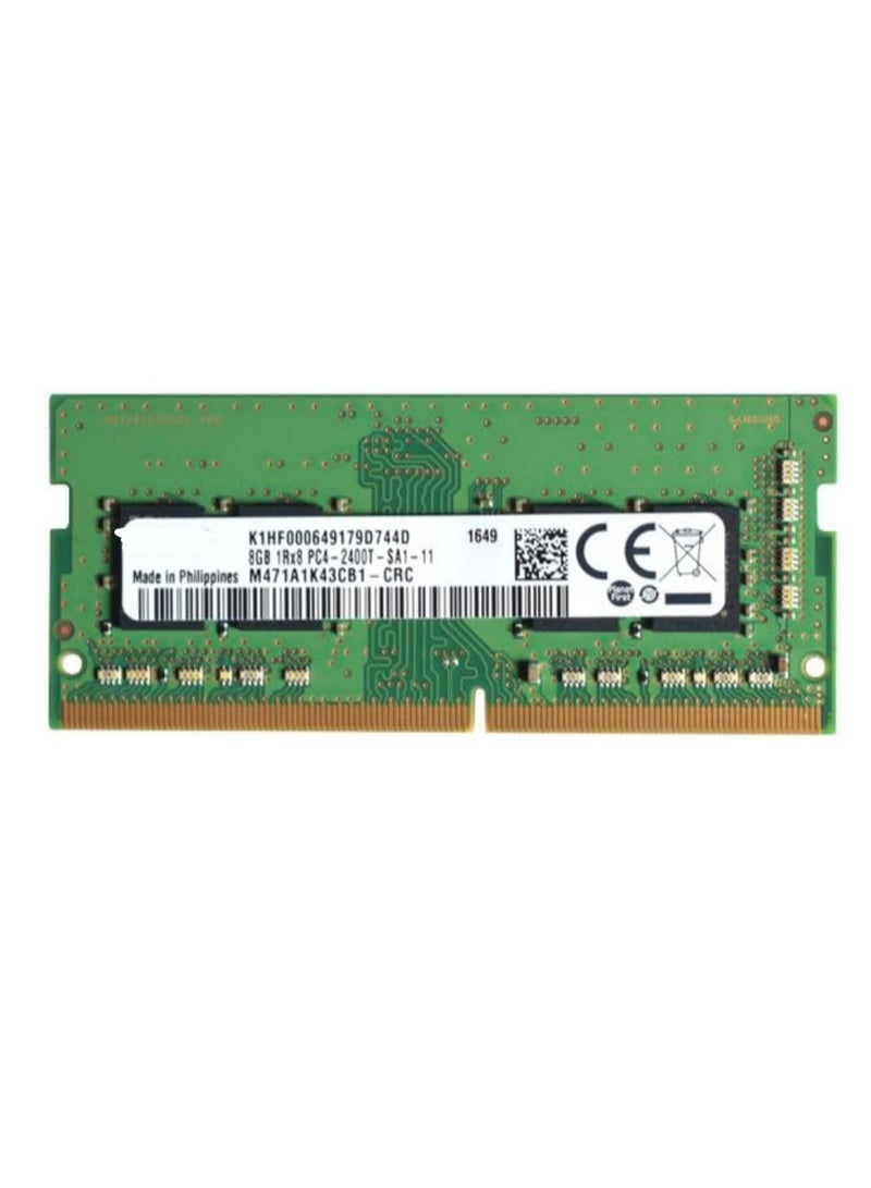 رام لابتوب DDR4 سعة 8 جيجابايت – PC4-19200، تردد 2400 ميجاهرتز، CL17، 260 دبوس، 1.2 فولت