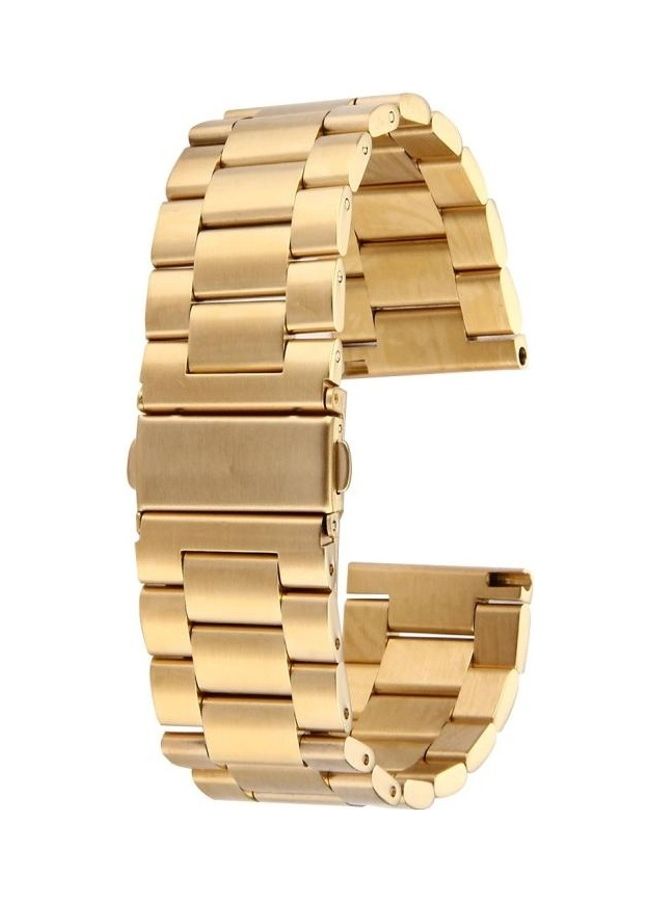 NIBEMINENT Stainless Steel Waist Strap Watch Band Gold - Image 1