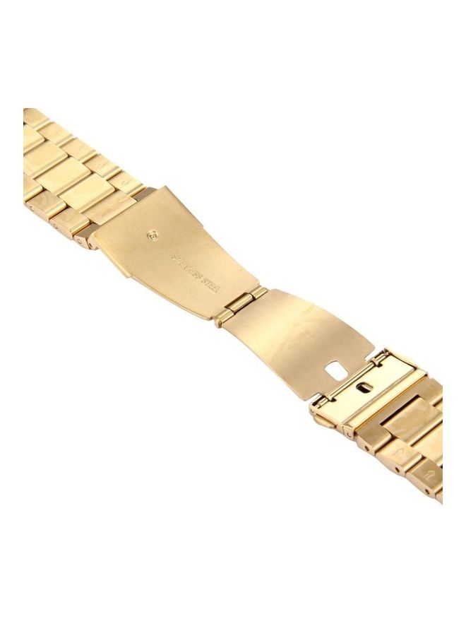 NIBEMINENT Stainless Steel Waist Strap Watch Band Gold - Image 5
